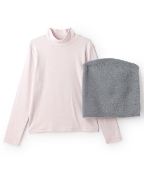 petit main LIEN(プティマインリアン)の「【親子リンク】キラキラニットビスチェセット(Tシャツ/カットソー・レディース・シルバーグレー/ラベンダー・FREE)」の7枚目の写真