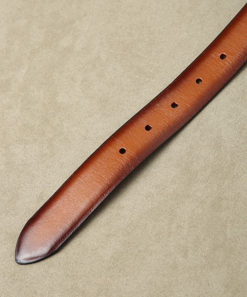 CROWDED CLOSET（クラウデッドクローゼット）の「タンニンレザーベルト（ベルト・メンズ・ブラック/キャメル・FREE）」の6枚目の写真