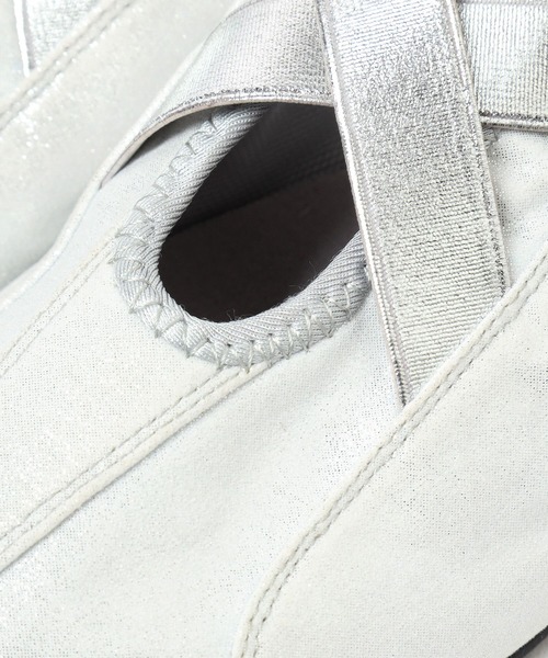 LEPSIM（レプシィム）の「クロスフラットバレエ　207451（バレエシューズ・レディース・ブラック/シルバー・LARGE/MEDIUM）」の21枚目の写真