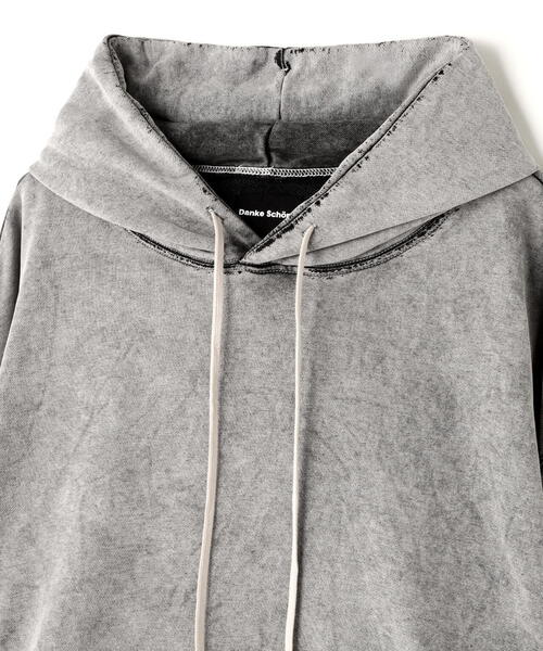 DANKE SCHON(ダンケシェーン)の「DankeSchon/ダンケシェーン/CHEMICAL SWEAT HOODIE(パーカー・レディース・グレー/ブラック・L/M)」の5枚目の写真