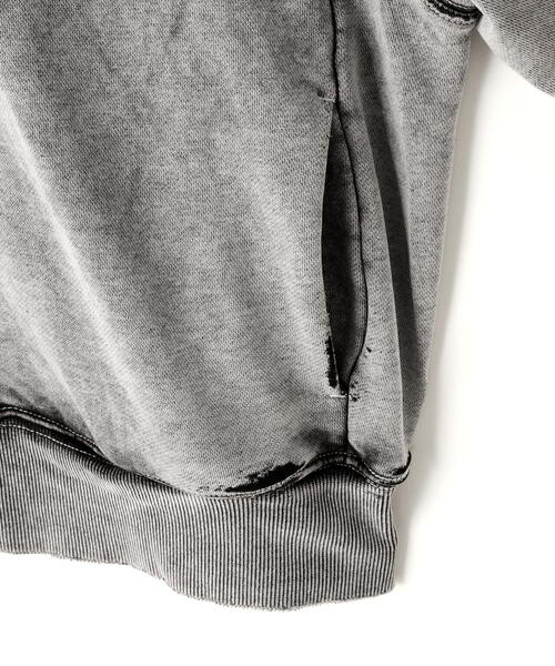 DANKE SCHON(ダンケシェーン)の「DankeSchon/ダンケシェーン/CHEMICAL SWEAT HOODIE(パーカー・レディース・グレー/ブラック・L/M)」の3枚目の写真
