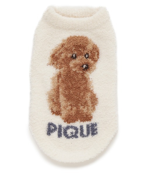 gelato pique（ジェラートピケ）の「【CAT&DOG】トイプードルジャガードプルオーバー（ペットウェア・レディース・ピンク/グレー/オフホワイト・SMALL/LARGE/MEDIUM）」の20枚目の写真