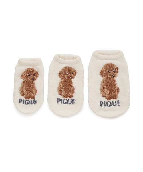 gelato pique（ジェラートピケ）の「【CAT&DOG】トイプードルジャガードプルオーバー（ペットウェア・レディース・ピンク/グレー/オフホワイト・SMALL/LARGE/MEDIUM）」の22枚目の写真