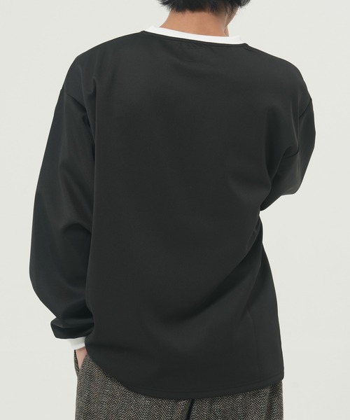 CORISCO（コリスコ）の「エステルゲームシャツロンTEE(M1)（Tシャツ/カットソー・メンズ・ネイビー/ブラック/アイボリー/チャコールグレー・MEDIUM/LARGE/X-LARGE）」の11枚目の写真