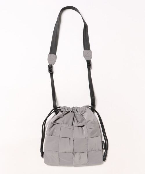 ★ADAMPATEK★braided polyester drawstring bag/編み込みナイロン巾着バッグ（ハンドバッグ）｜ADAM PATEK（アダムパテック）