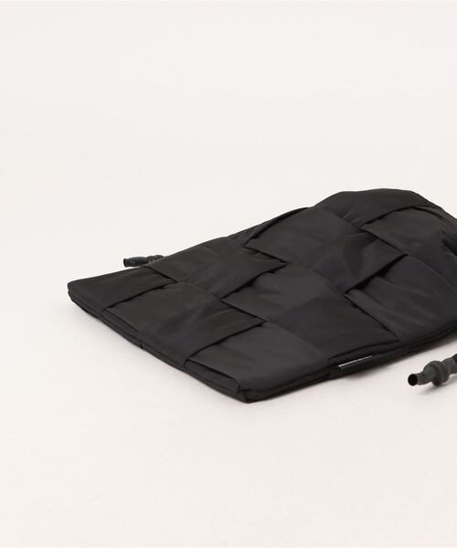 ★ADAMPATEK★braided polyester drawstring bag/編み込みナイロン巾着バッグ（ハンドバッグ）｜ADAM PATEK（アダムパテック）