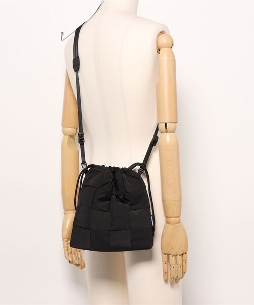 ★ADAMPATEK★braided polyester drawstring bag/編み込みナイロン巾着バッグ（ハンドバッグ）｜ADAM PATEK（アダムパテック）