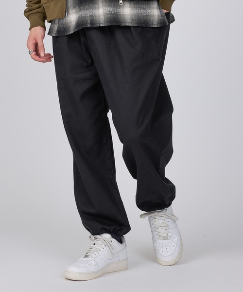 セール】【ROOT THREE】デニム・カツラギ 裾ドローコード ワイドパンツ