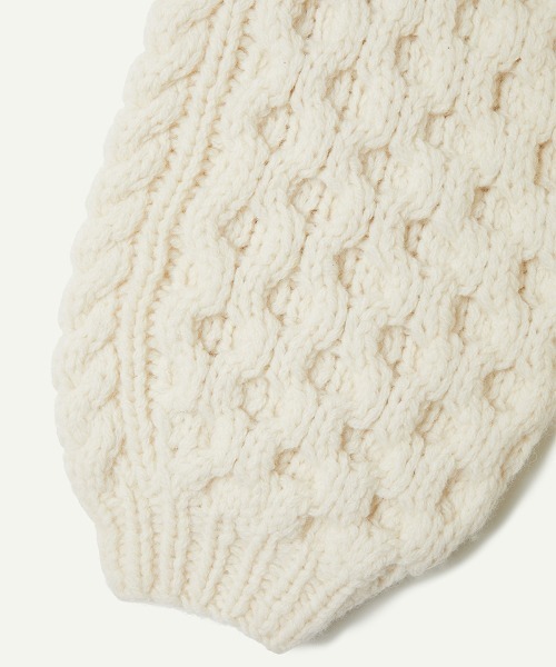 leinwande（ラインヴァンド）の「【leinwande】Hand Cable Knit Top（ニット/セーター・レディース・グレー/ホワイト・ONE SIZE）」の11枚目の写真