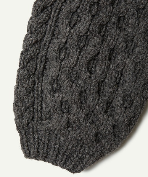 leinwande（ラインヴァンド）の「【leinwande】Hand Cable Knit Top（ニット/セーター・レディース・グレー/ホワイト・ONE SIZE）」の6枚目の写真