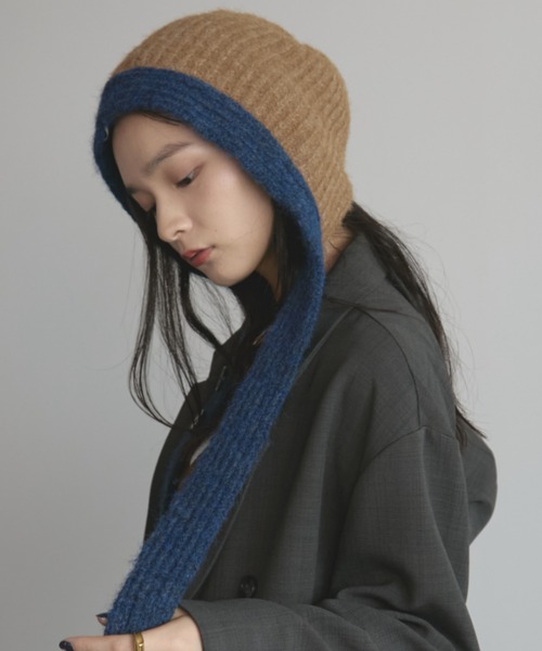 yoli23AWモヘアニットキャップ