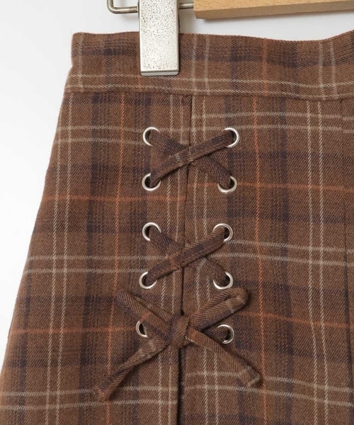 a.v.v（アーヴェヴェ）の「[140-150]ダブルレースアップショートパンツ（その他パンツ・キッズ・グレー/ベージュ・150/140）」の8枚目の写真