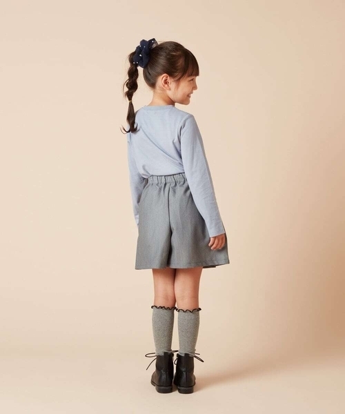 a.v.v（アーヴェヴェ）の「[140-150]ダブルレースアップショートパンツ（その他パンツ・キッズ・グレー/ベージュ・150/140）」の19枚目の写真
