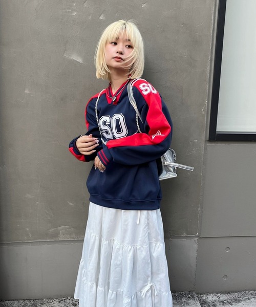 sevens(セブンズ)の「【sevens】SW SCナイロンプルオーバー(ナイロンジャケット・レディース・ネイビー・FREE)」の11枚目の写真