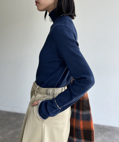 CPCM(シーピーシーエム)の「【U.S. POLO ASSN. 】ウォッシャブルハイネックニット(ニット/セーター・レディース・アイボリー/ブラック/ネイビー/オレンジ/ホワイト・FREE)」の13枚目の写真