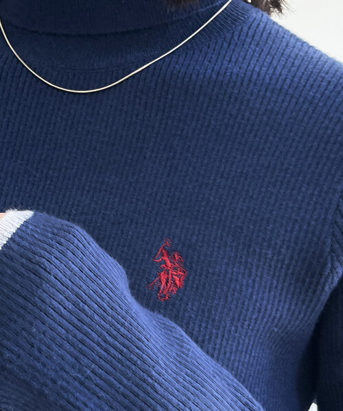 CPCM(シーピーシーエム)の「【U.S. POLO ASSN. 】ウォッシャブルハイネックニット(ニット/セーター・レディース・アイボリー/ブラック/ネイビー/オレンジ/ホワイト・FREE)」の17枚目の写真
