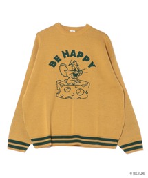 カステルバジャック、人気のトムとジェリー セーター 46サイズ トムとジェリー ジャガードニット - TOM AND JERRY Official