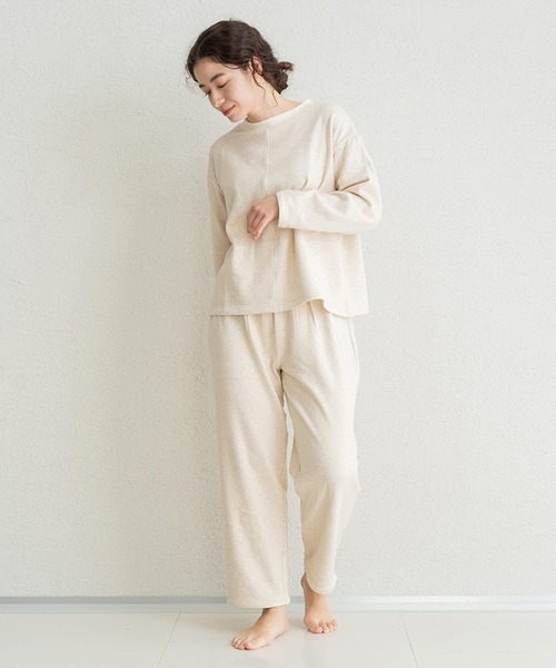 【セール】【着る保湿クリーム】裏シャギーバックスリットパジャマ（ルームウェア/パジャマ）｜RIO（リオ） 5,192円