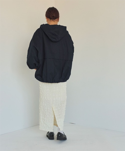 titivate（ティティベイト）の「コットンツイルダブルジップマウンテンパーカー（マウンテンパーカー・レディース・アイボリー/ネイビー/ベージュ・S/M/L）」の14枚目の写真