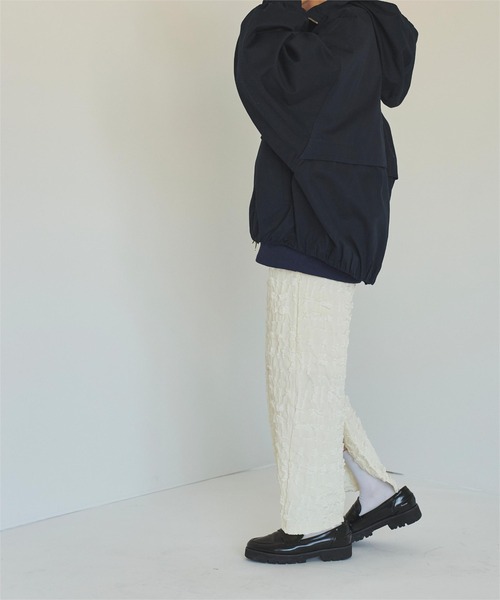 titivate（ティティベイト）の「コットンツイルダブルジップマウンテンパーカー（マウンテンパーカー・レディース・アイボリー/ネイビー/ベージュ・S/M/L）」の15枚目の写真