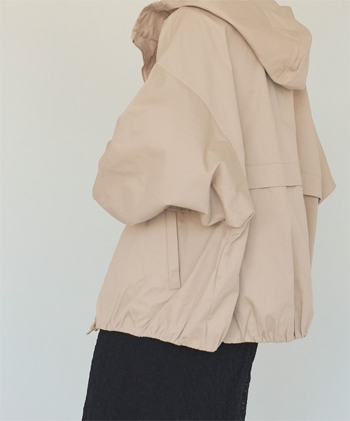 titivate（ティティベイト）の「コットンツイルダブルジップマウンテンパーカー（マウンテンパーカー・レディース・アイボリー/ネイビー/ベージュ・S/M/L）」の11枚目の写真