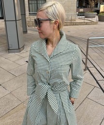 JENNE（ジェンヌ）の「パリジェンヌギンガムチェックブラウス（その他トップス）」