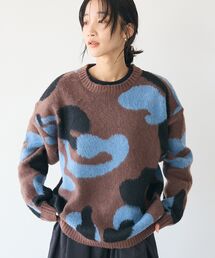 CRAFT STANDARD BOUTIQUE | 【ユニセックス】シャギージャガードクルーネックニット(ニット/セーター)