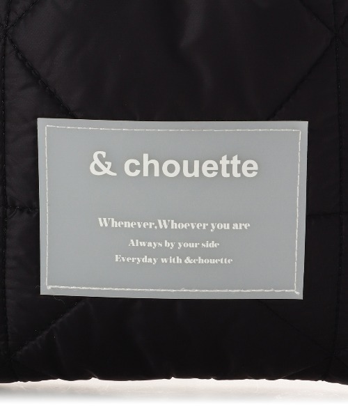 & chouette(アンドシュエット)の「キルティングショルダーバッグ(ショルダーバッグ・レディース・ブラック/オフホワイト/ライトグレー/ピンク/ダークブルー/ミント・FREE)」の20枚目の写真
