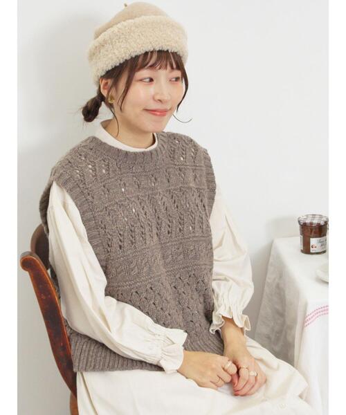 Samansa Mos2（サマンサ モスモス）の「【Fluffy Wool Blend