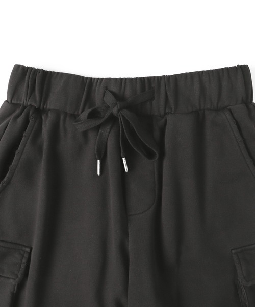 Figments（フィグメンツ）の「ヴィンテージマルチカーゴスウェットハーフパンツ（スウェットパンツ・レディース・スミクロ/ブラック系その他・FREE）」の14枚目の写真