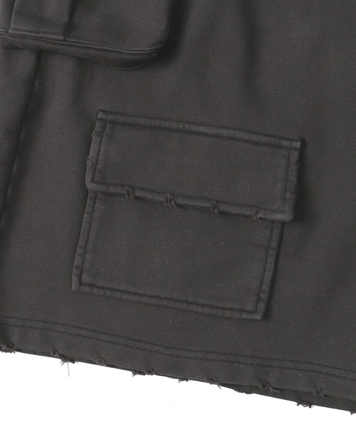 Figments（フィグメンツ）の「ヴィンテージマルチカーゴスウェットハーフパンツ（スウェットパンツ・レディース・スミクロ/ブラック系その他・FREE）」の17枚目の写真