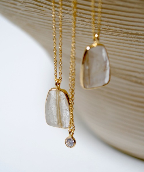 セール】【別注】odul SQUARE DROP NECKLACE（ネックレス