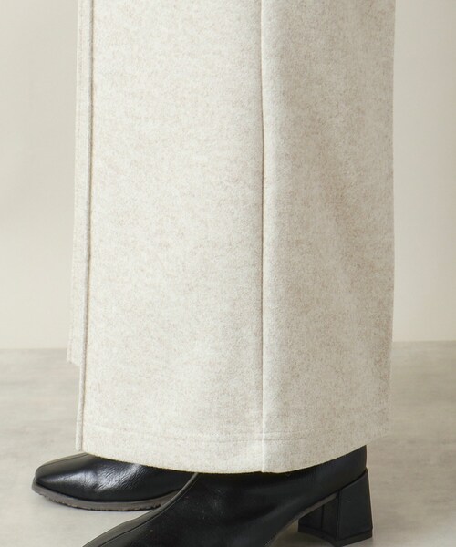 ITS'DEMO（イッツデモ）の「◆【手洗い可／後ろウエストゴム】カットメルトンワイドパンツ（その他パンツ・レディース・グレー/アイボリー/ネイビー・00）」の19枚目の写真