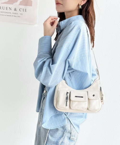 【コンパクト】miumiu キルティング カードホルダー Miu Miu Matelassé Shoulder Crossbody Bag Pochette Cammeo