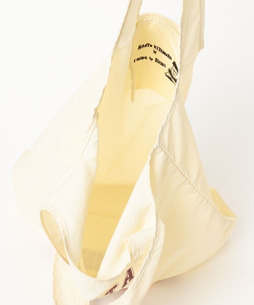 B:MING by BEAMS（ビーミングバイビームス）の「北村直登 プリント BAG（トートバッグ・レディース・サックスブルー/ホワイト系その他5/チャコールグレー・ONE SIZE）」の9枚目の写真