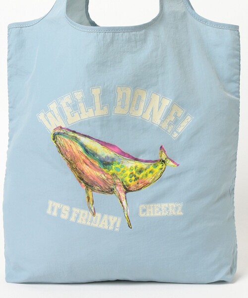 B:MING by BEAMS（ビーミングバイビームス）の「北村直登 プリント BAG（トートバッグ・レディース・サックスブルー/ホワイト系その他5/チャコールグレー・ONE SIZE）」の17枚目の写真