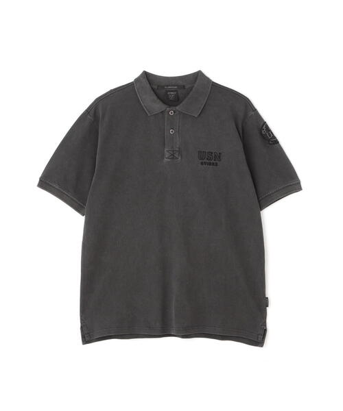 FADE WASH LAST CRUISE EMB POLO SHIRT / フェイドウォッシ