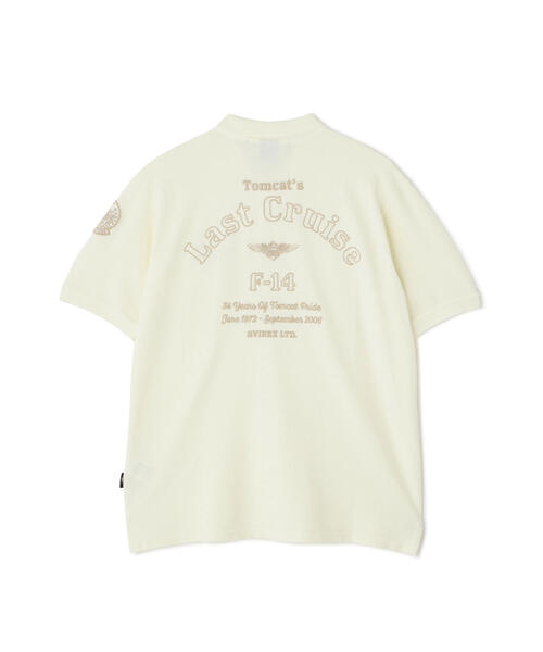 AVIREX（アヴィレックス）の「FADE WASH LAST CRUISE EMB POLO SHIRT / フェイドウォッシ ラストクルーズ 刺繍 ポロシャツ / AVIREX / アヴィレックス（ポロシャツ・メンズ・チャコールグレー/ホワイト系2/その他18・XL/2XL/L/M）」の2枚目の写真