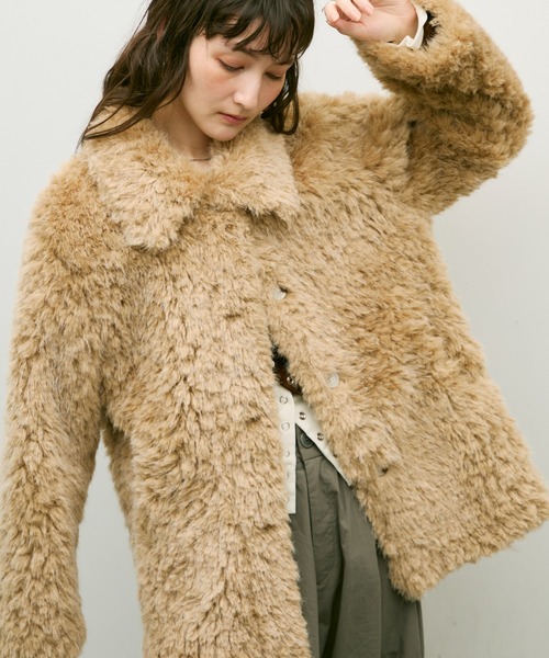 Shaggy fur coat / シャギーファーコート（カバーオール