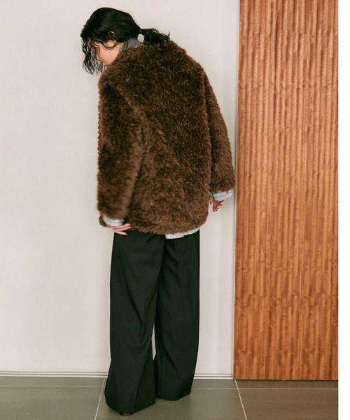 Shaggy fur coat / シャギーファーコート（カバーオール