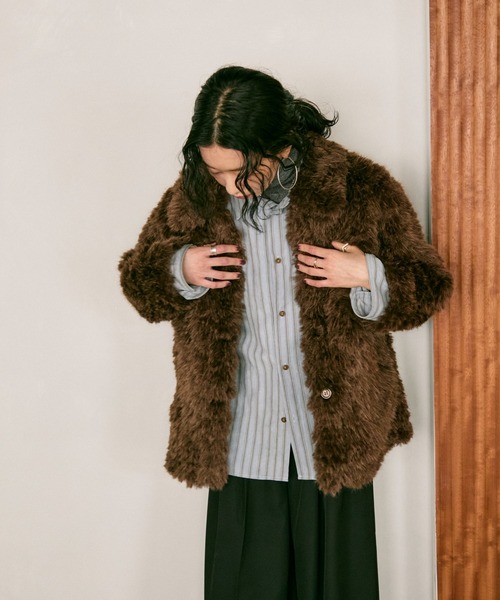 Shaggy fur coat / シャギーファーコート（カバーオール