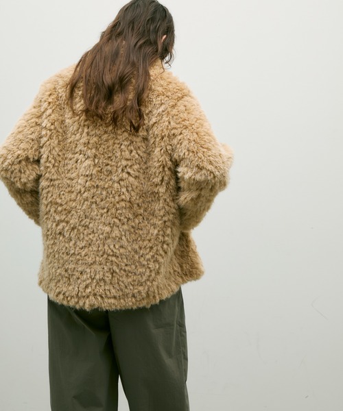 Lutim by u Shaggy fur coat / シャギーファーコート Shaggy fur coat / シャギーファーコート（カバーオール