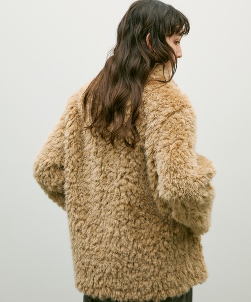 新品　Lutim by u シャギーファーコート Shaggy fur coat / シャギーファーコート（カバーオール
