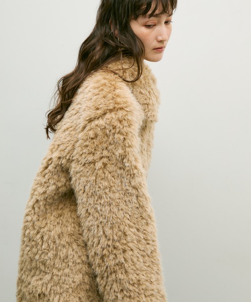 Lutim by u Shaggy fur coat / シャギーファーコート Shaggy fur coat / シャギーファーコート（カバーオール