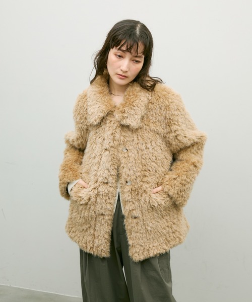 Lutim by u Shaggy fur coat / シャギーファーコート Shaggy fur coat / シャギーファーコート(カバーオール