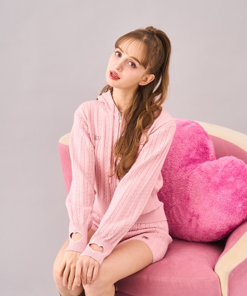 ハートニットセットアップ（セットアップ）｜Seiney Blonde