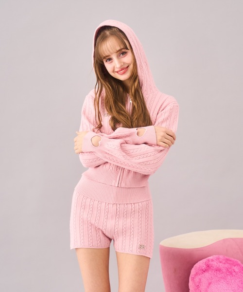 ハートニットセットアップ（セットアップ）｜Seiney Blonde（セイニー