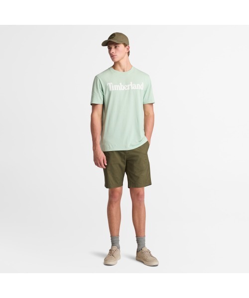 Timberland（ティンバーランド）の「ポプリン ストレッチ チノ ショーツ メンズ（チノパンツ・メンズ・カーキ・29inch/31inch/32inch/33inch/34inch/36inch/38inch/30inch）」の2枚目の写真
