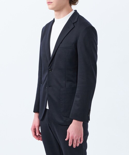 MACKINTOSH PHILOSOPHY(マッキントッシュ フィロソフィー)の「テーラードジャージー ジャケット 24G梳毛ジャージー(テーラードジャケット・メンズ・ブラック/ダークネイビー・36/40/38/42)」の11枚目の写真