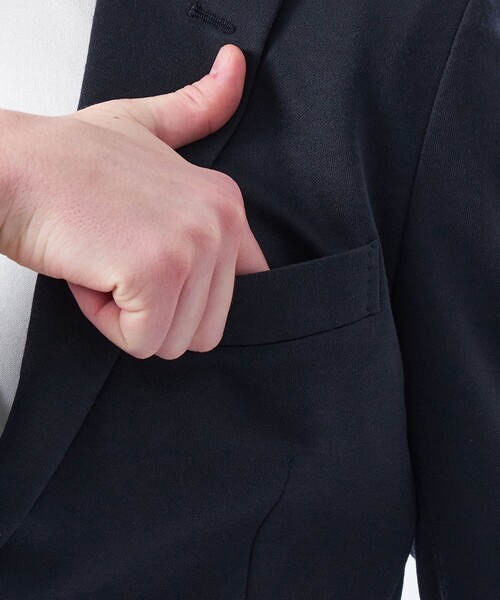 MACKINTOSH PHILOSOPHY(マッキントッシュ フィロソフィー)の「テーラードジャージー ジャケット 24G梳毛ジャージー(テーラードジャケット・メンズ・ブラック/ダークネイビー・36/40/38/42)」の9枚目の写真